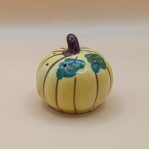 Single Antique Pumpkin Salt Shaker